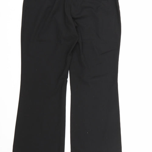NEXT Womens Black  Rayon Dress Pants Trousers Size 14 L29 in