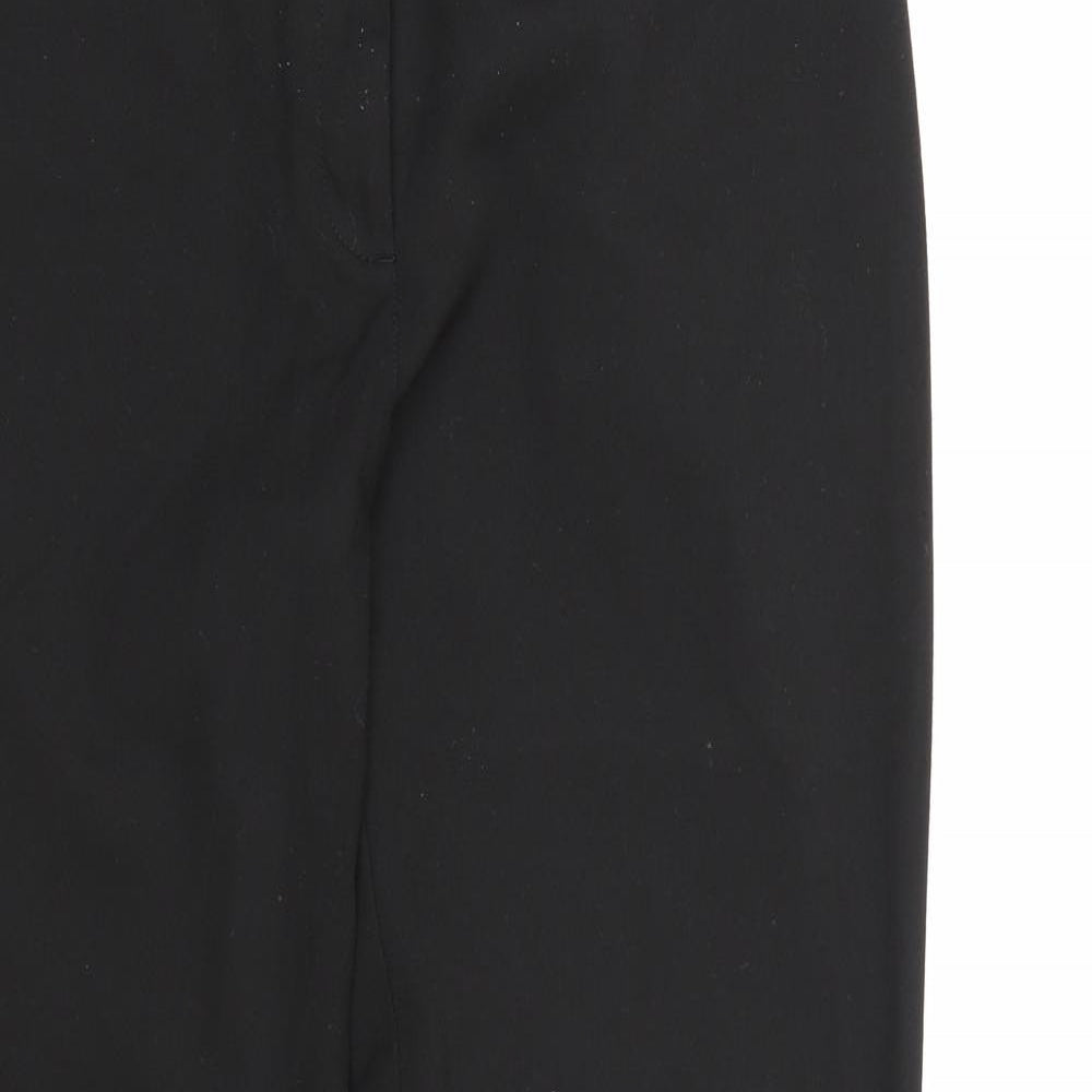 NEXT Womens Black  Rayon Dress Pants Trousers Size 14 L29 in