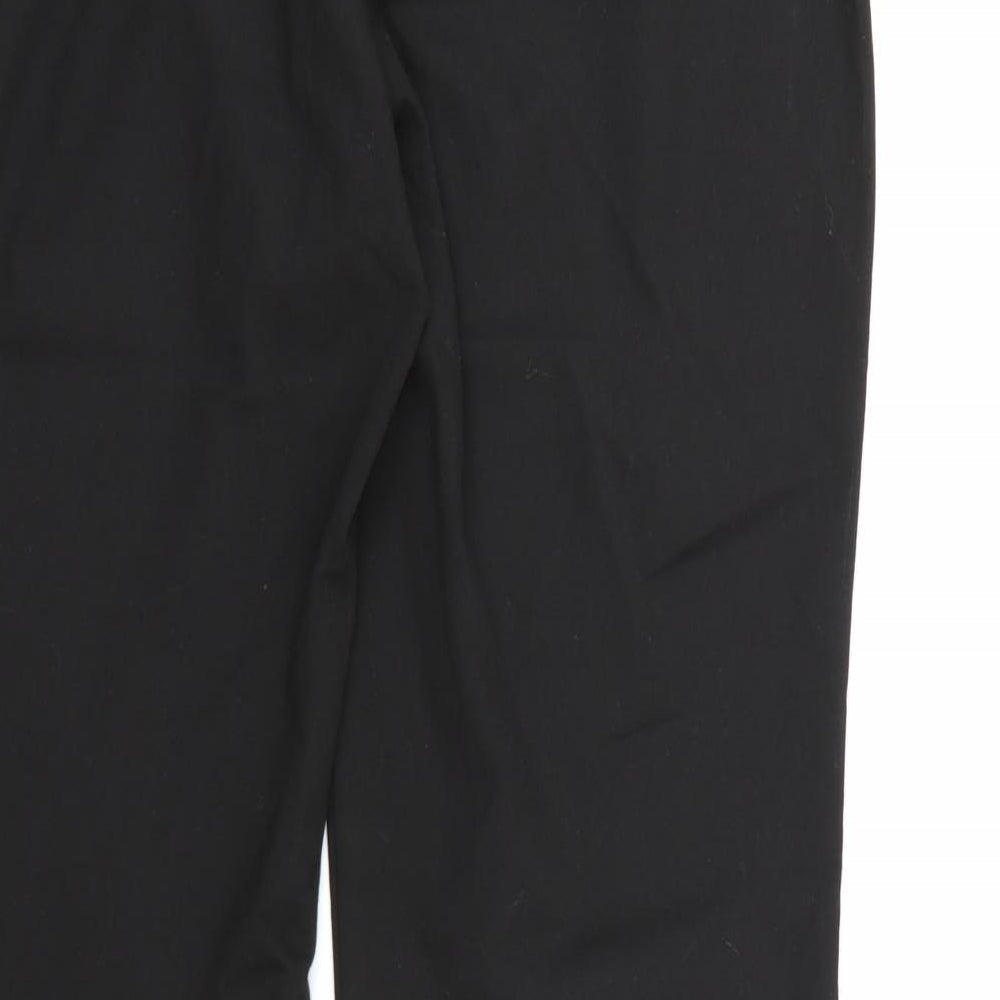 NEXT Womens Black  Rayon Dress Pants Trousers Size 14 L29 in