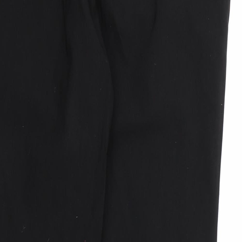 Papaya Womens Black  Rayon Dress Pants Trousers Size 16 L31 in