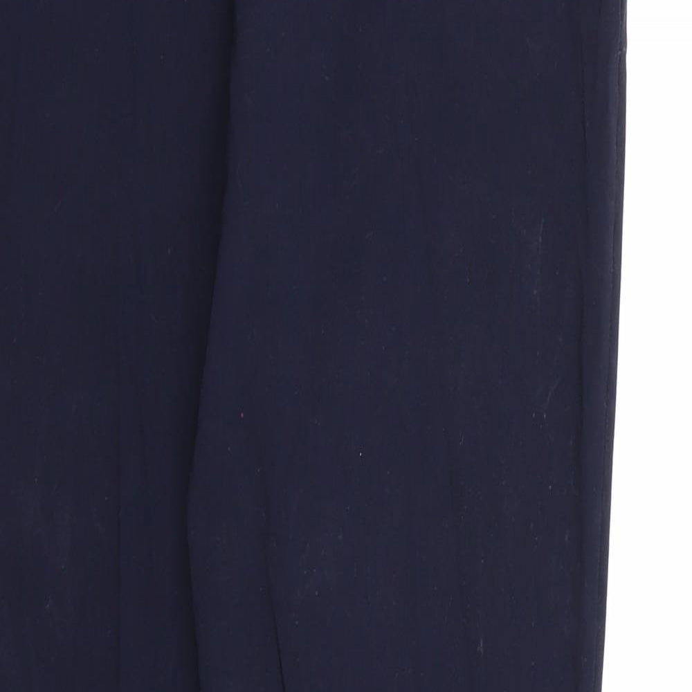 Roman Womens Blue  Rayon Trousers  Size 14 L26 in
