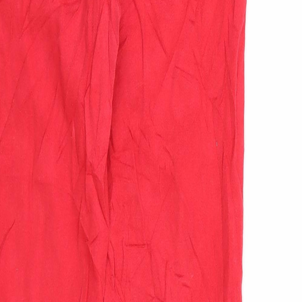 YES YES Womens Red  Denim Skinny Jeans Size 10 L30 in