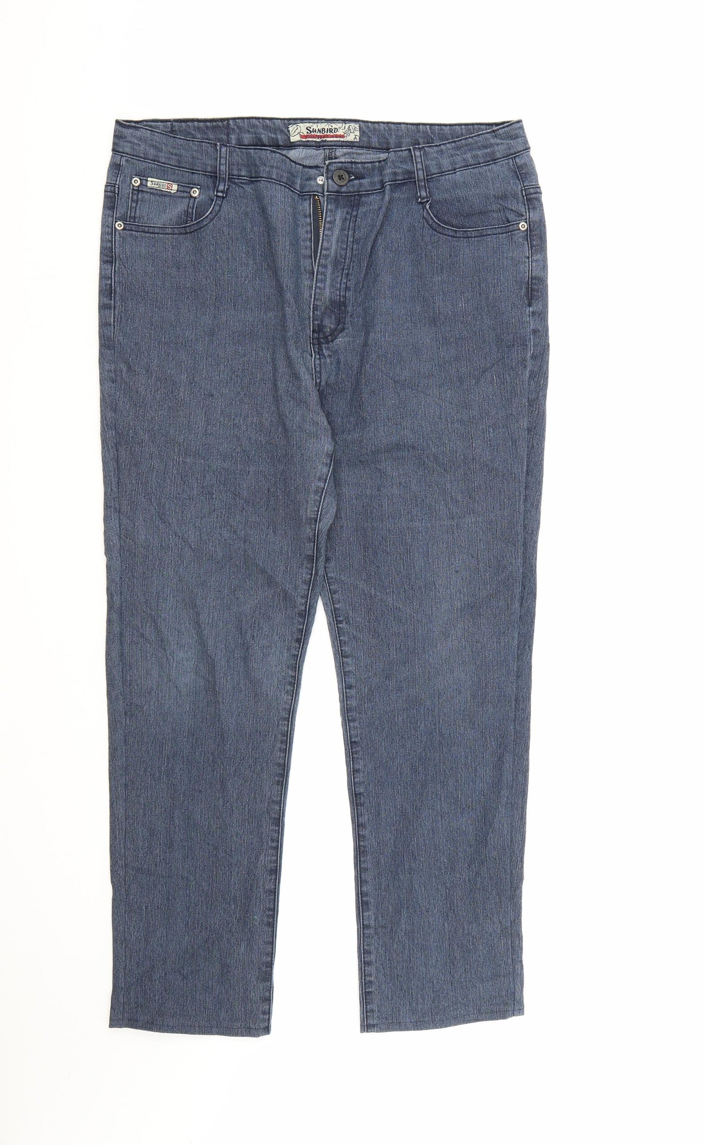 Sunbird Womens Blue  Denim Straight Jeans  L27 in