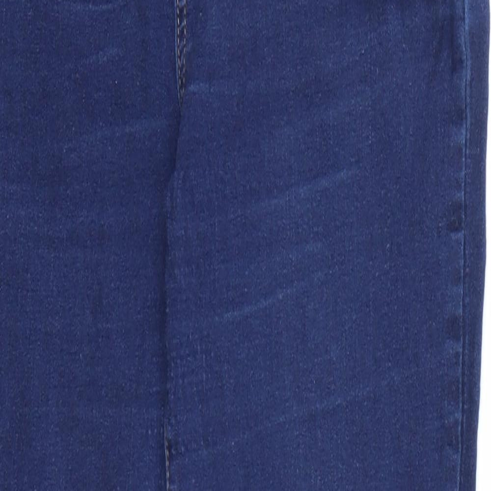 TU Womens Blue  Denim Straight Jeans Size 14 L28 in