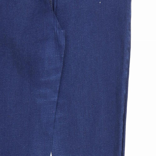 TU Womens Blue  Denim Straight Jeans Size 14 L28 in