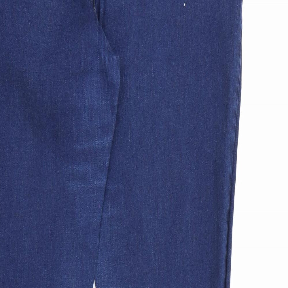 TU Womens Blue  Denim Straight Jeans Size 14 L28 in