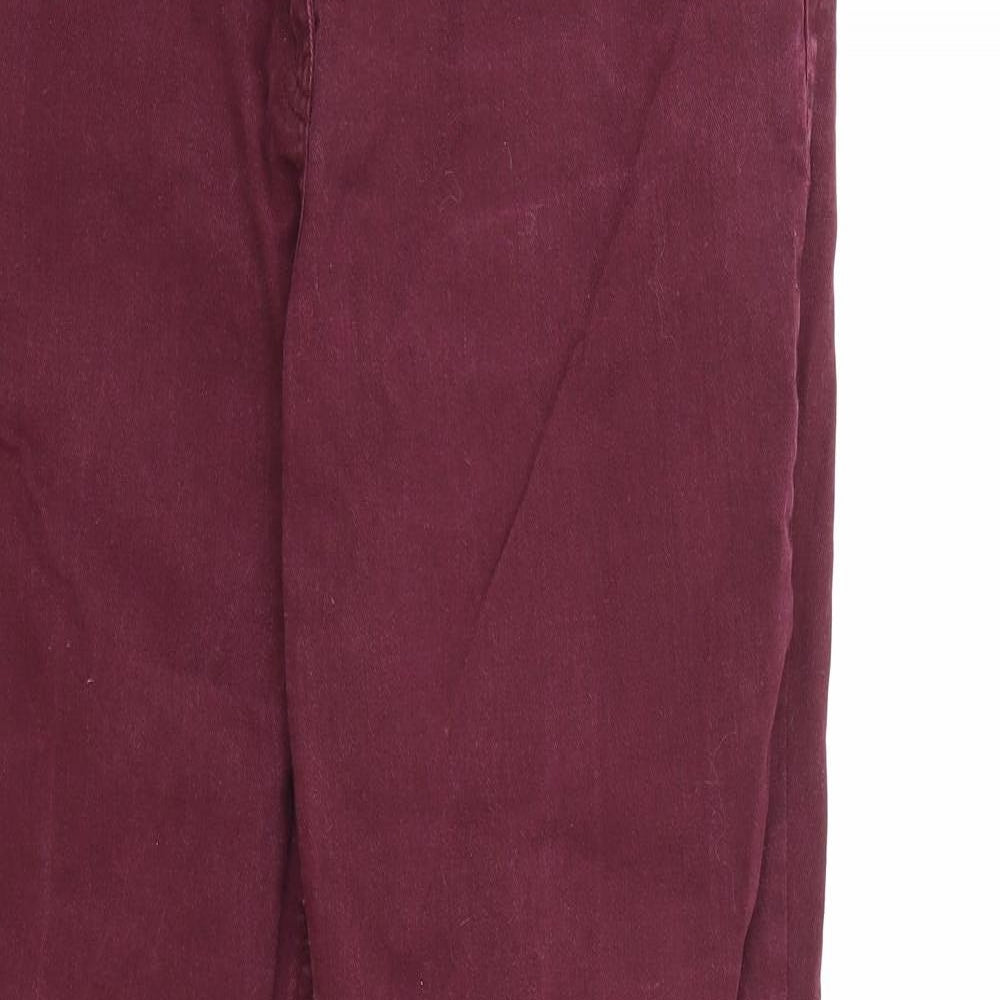 George Womens Purple  Denim Skinny Jeans Size 16 L30 in