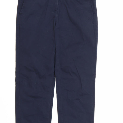 Marks and Spencer Womens Blue  Rayon Trousers  Size 10 L24 in