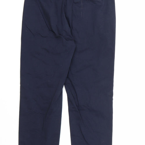 Marks and Spencer Womens Blue  Rayon Trousers  Size 10 L24 in