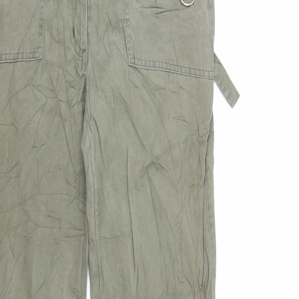 postel Womens Green   Cargo Trousers Size 8 L35 in