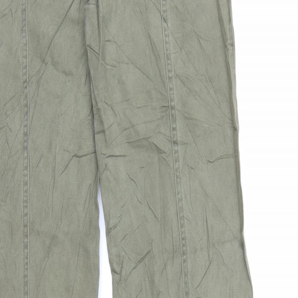 postel Womens Green   Cargo Trousers Size 8 L35 in