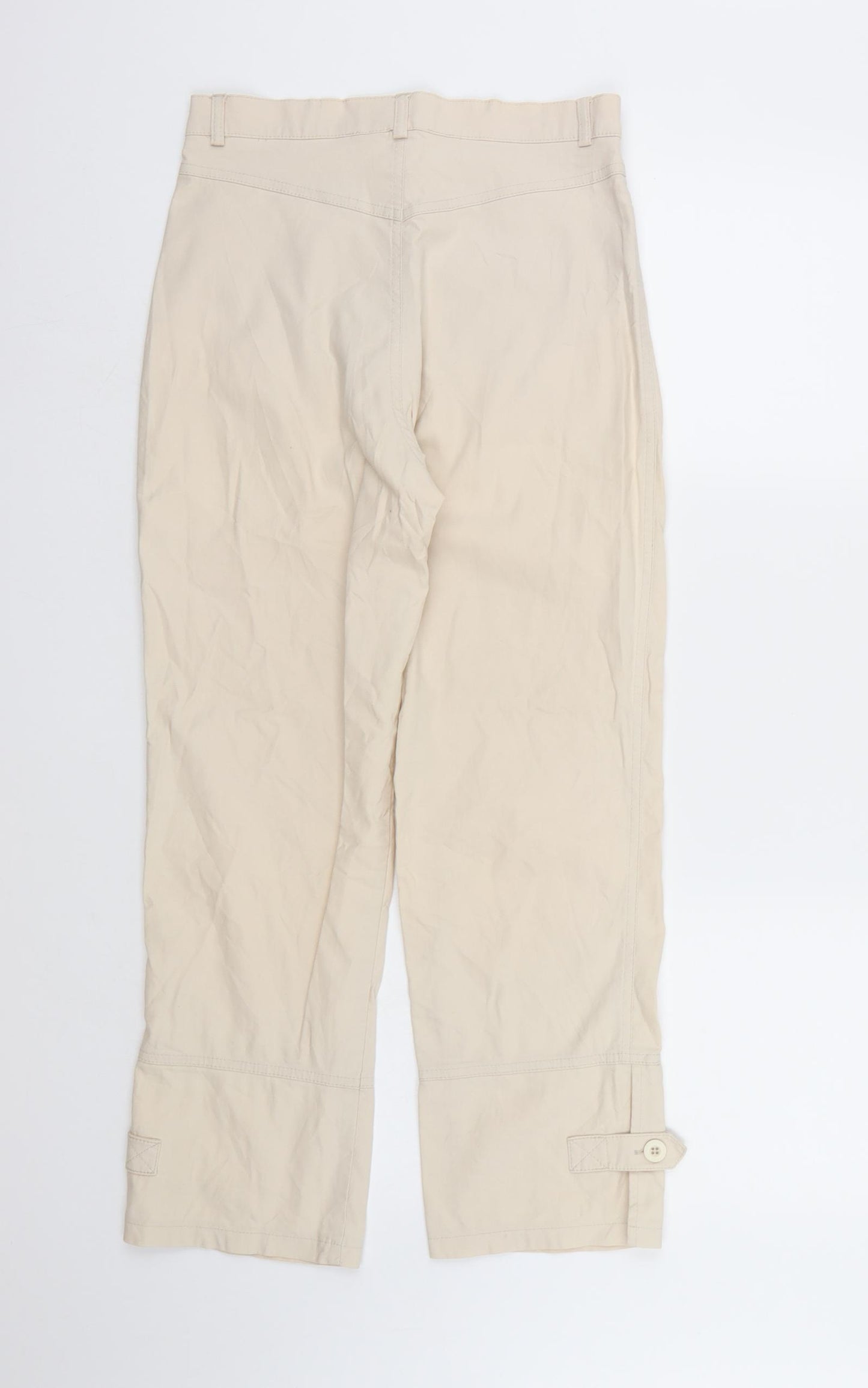 Vroom & Dreesman Womens Beige   Cargo Trousers Size 28 in L26 in