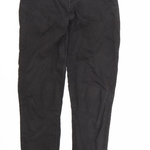 Bershka Womens Black  Denim Skinny Jeans Size 8 L28 in