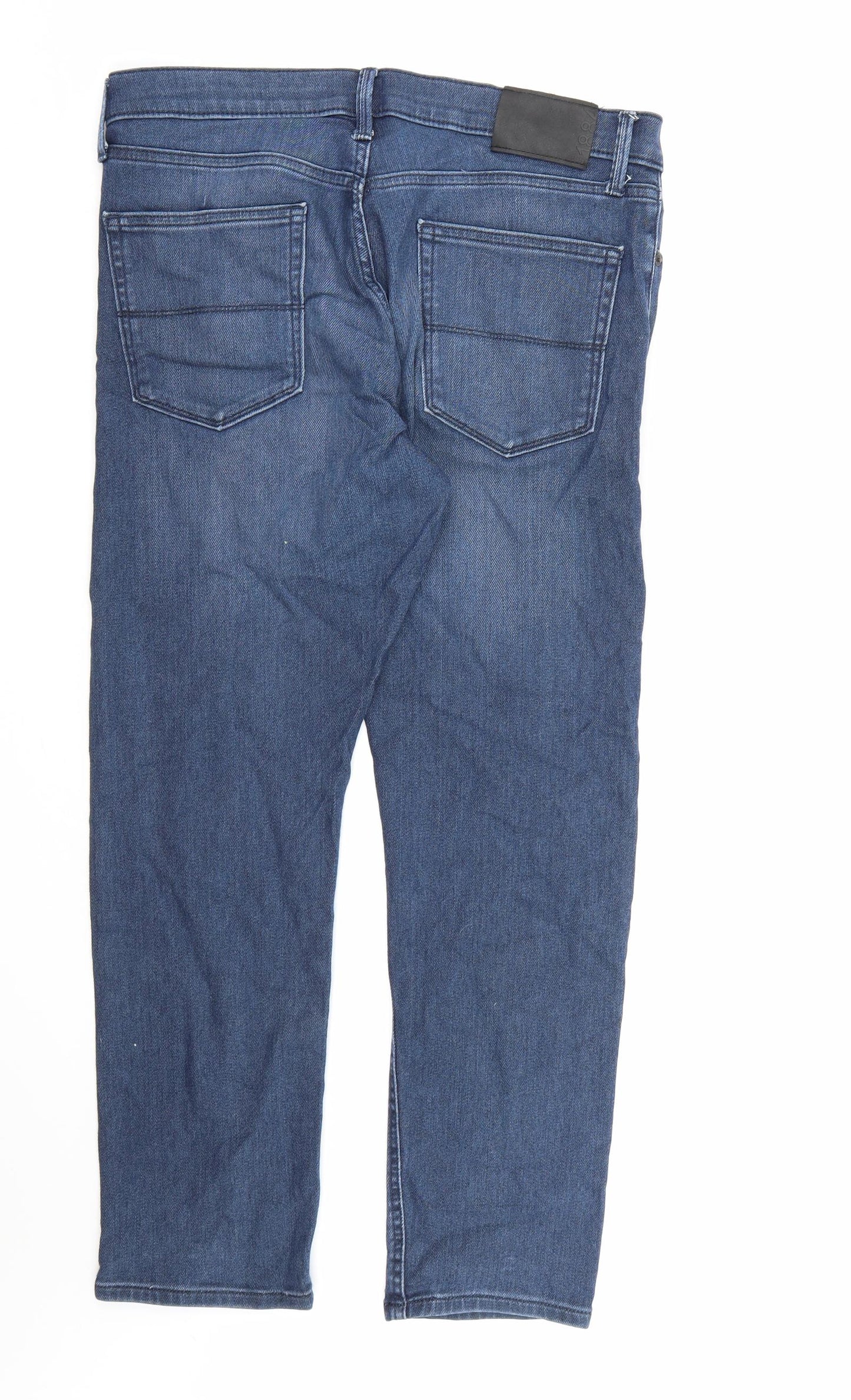 Marks and Spencer Mens Blue  Denim Straight Jeans Size 34 in L29 in