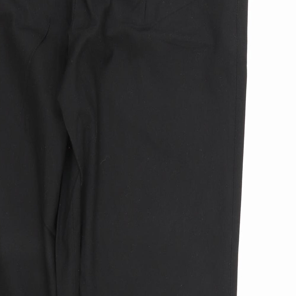 NEXT Mens Black  Rayon Dress Pants Trousers Size 32 in L31 in
