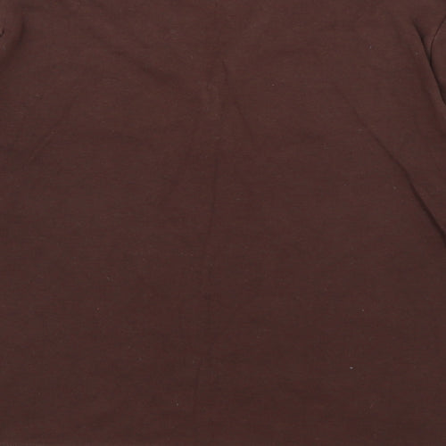 Reflections Womens Brown   Basic Blouse Size XL