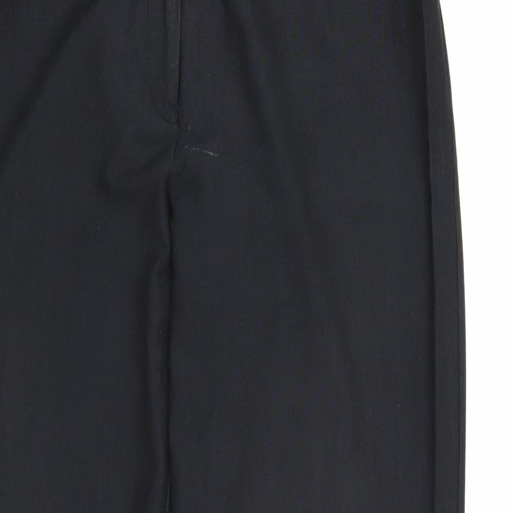 NEXT Womens Black  Rayon Dress Pants Trousers Size 16 L30 in