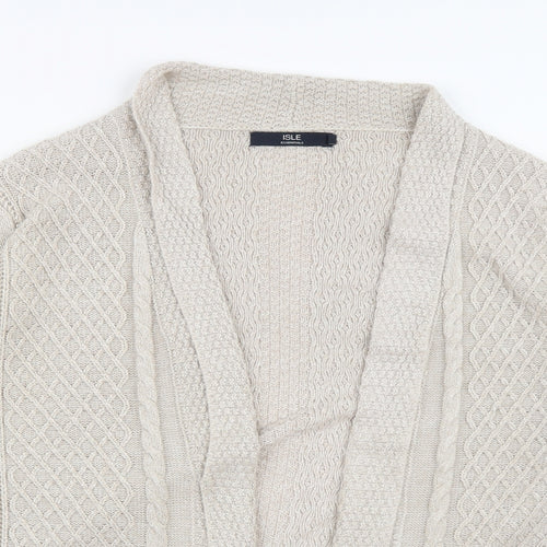 Isle Essentials Womens Ivory  Knit Cardigan Jumper Size 18