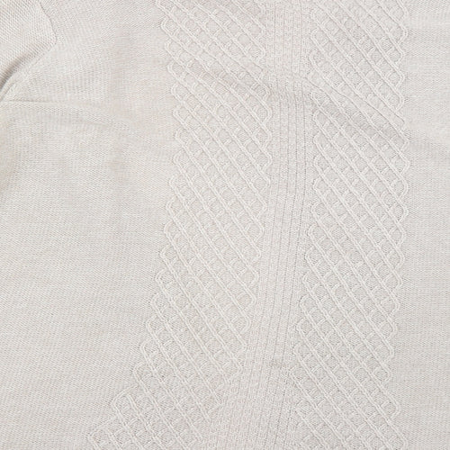 Isle Essentials Womens Ivory  Knit Cardigan Jumper Size 18