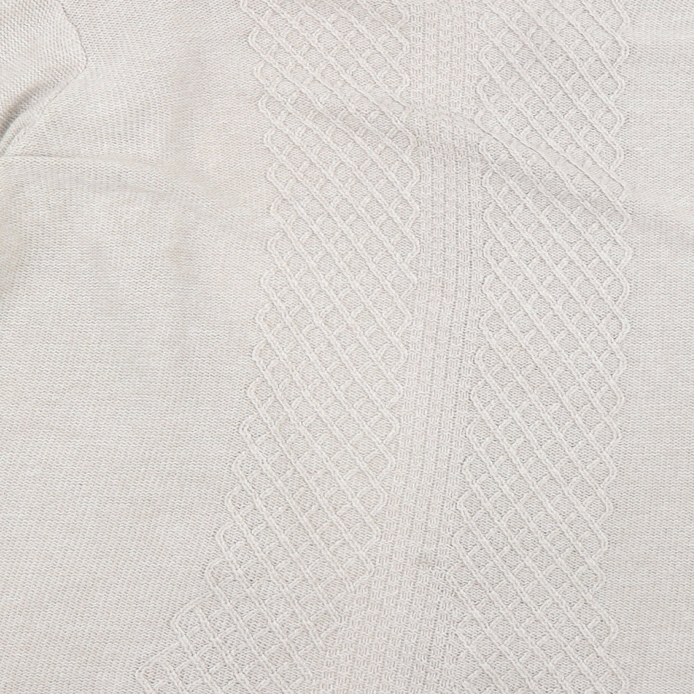 Isle Essentials Womens Ivory  Knit Cardigan Jumper Size 18