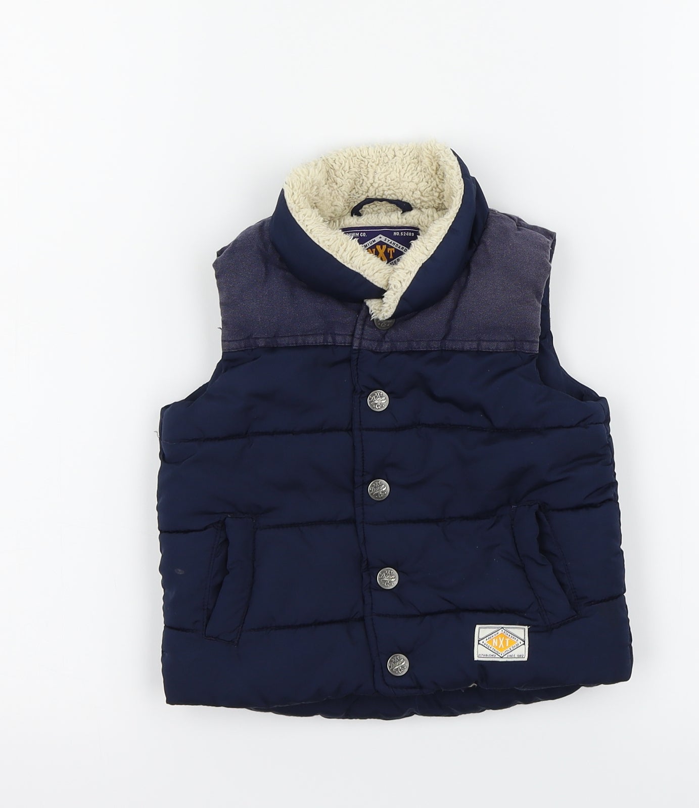 NEXT  Blue   Gilet Jacket Size 9-12 Months