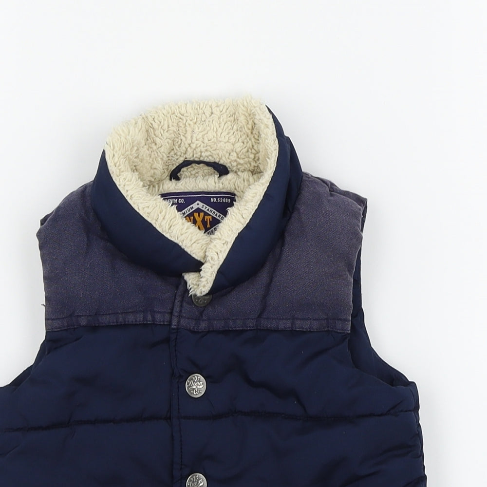 NEXT  Blue   Gilet Jacket Size 9-12 Months