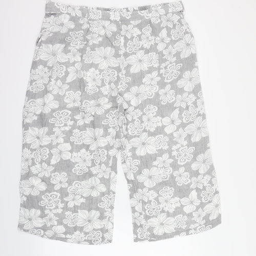 Klass Womens White Geometric  Trousers  Size 20 L22 in