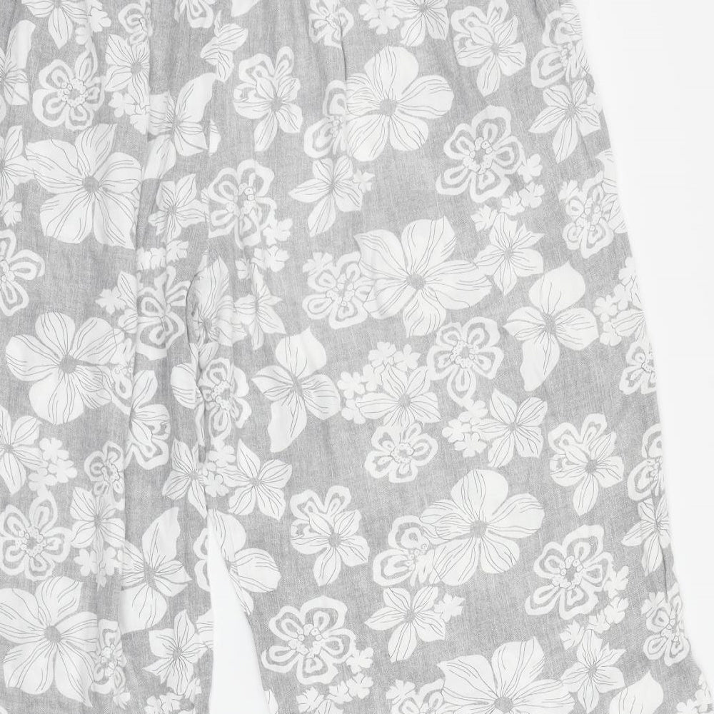 Klass Womens White Geometric  Trousers  Size 20 L22 in