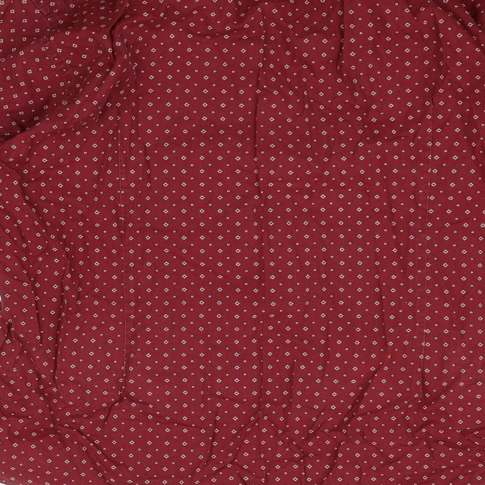 Cedar Wood State Mens Red    Button-Up Size 17