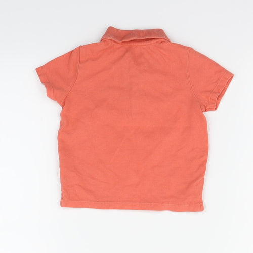 fred & flo  Orange   Basic Polo Size 12-18 Months