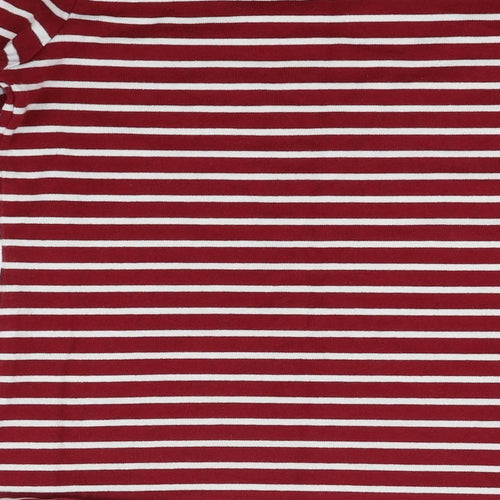 joles Womens Red Striped  Pullover Jumper Size 8