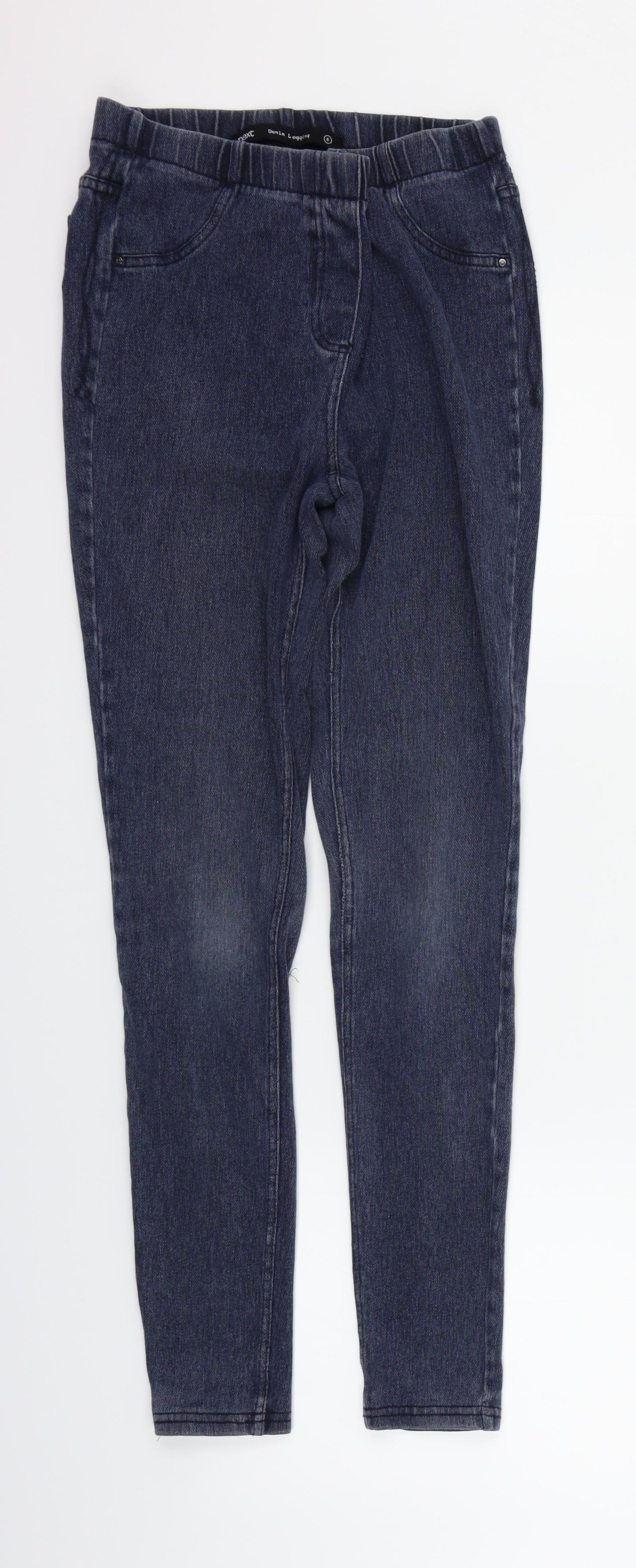 NEXT Womens Blue   Trousers  Size 6 L25 in