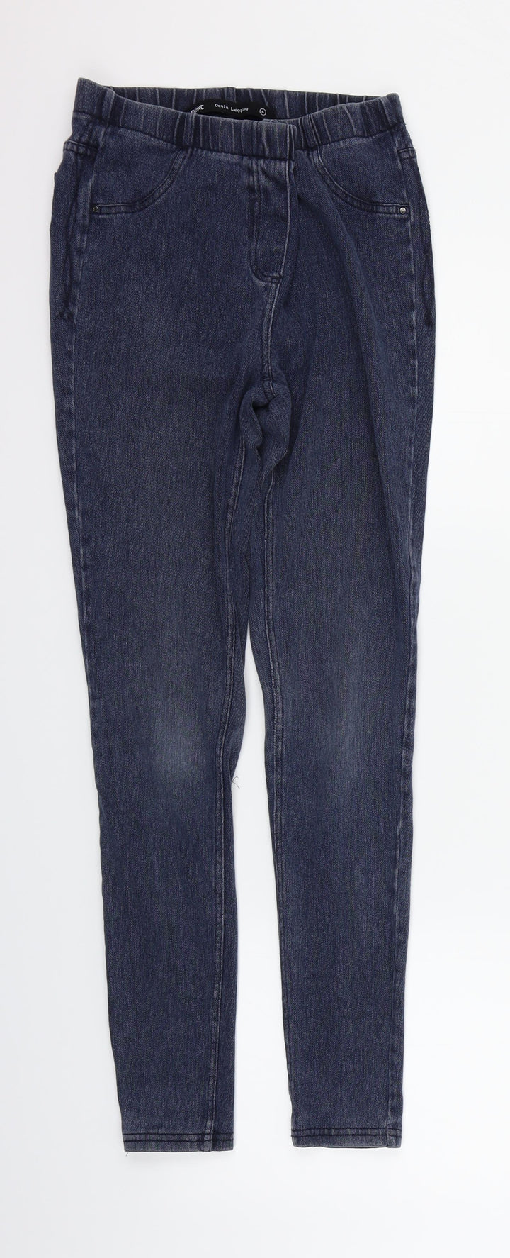 NEXT Womens Blue   Trousers  Size 6 L25 in
