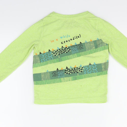 Nutmeg  Green   Basic T-Shirt Size 18-24 Months  - alagator
