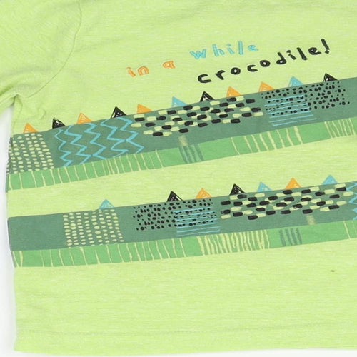 Nutmeg  Green   Basic T-Shirt Size 18-24 Months  - alagator