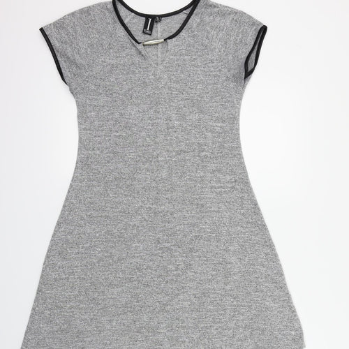 IZABEL Womens Grey   Fit & Flare  Size 8