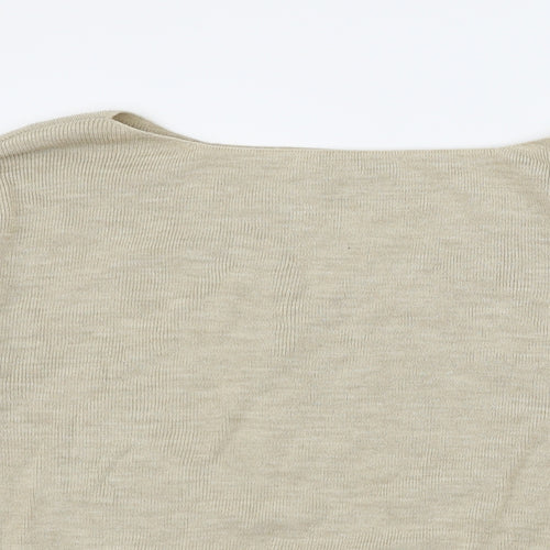 Nasty Gal Womens Beige   Pullover Jumper Size S