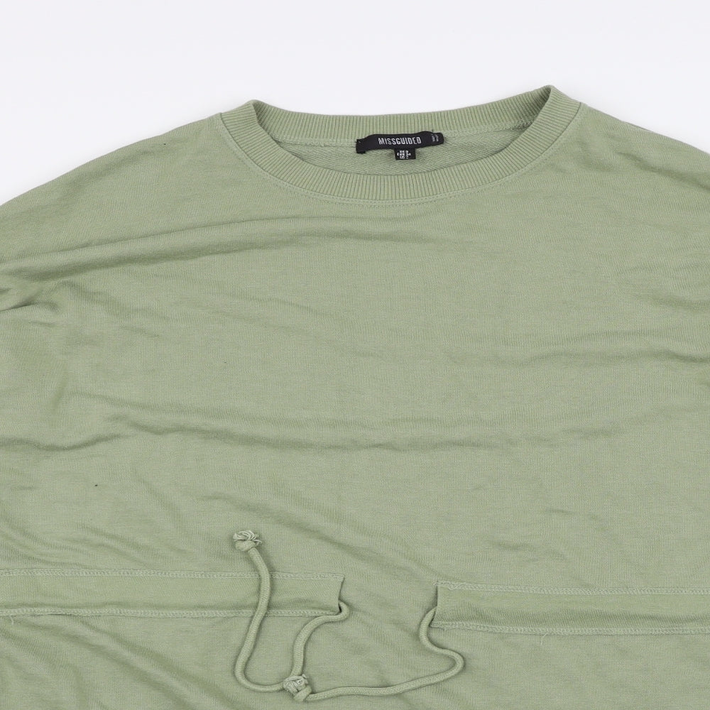 Missguided Womens Green   Fit & Flare  Size 6