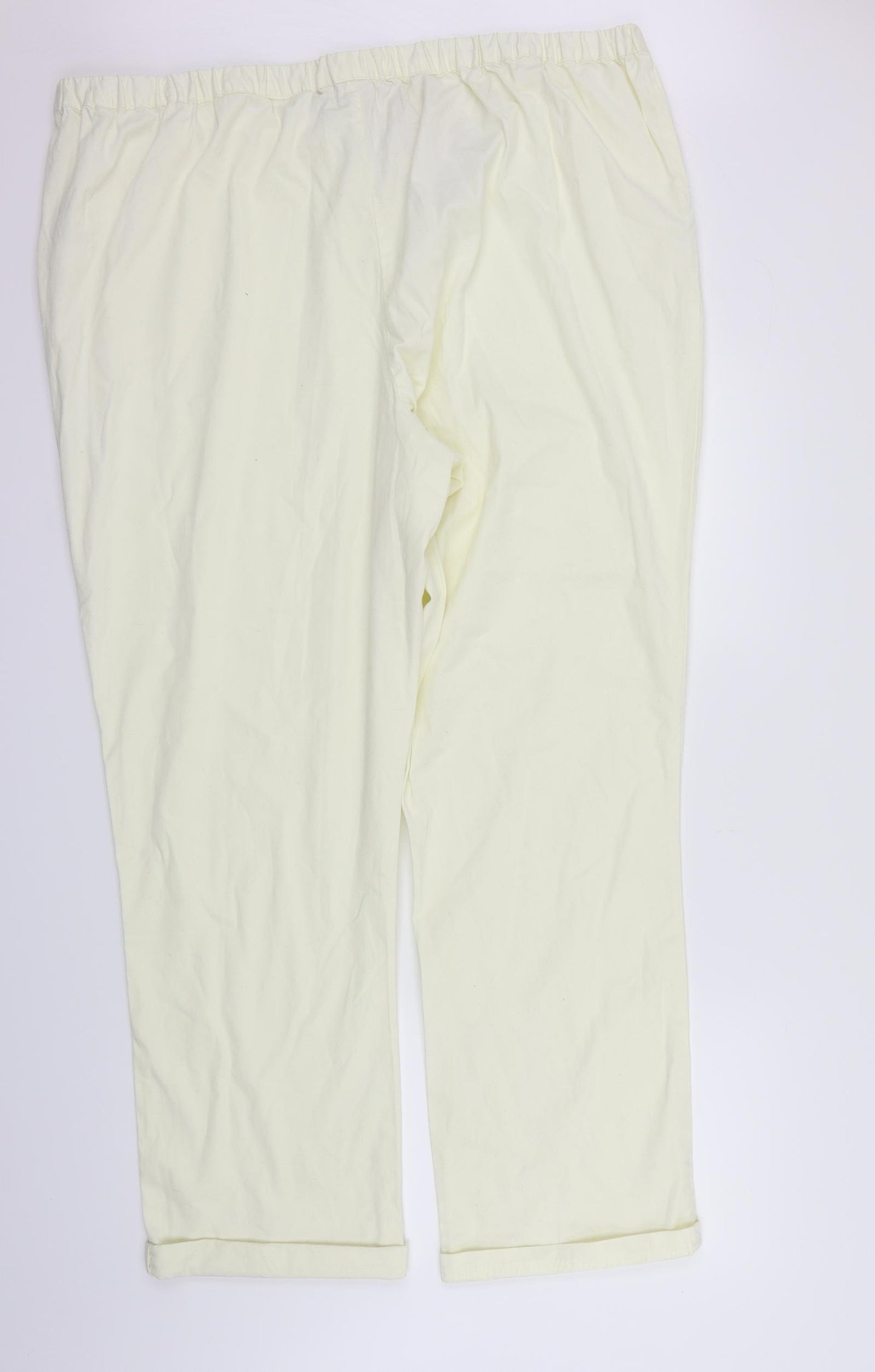 Cotton Traders Womens Yellow   Trousers  Size 26 L30 in