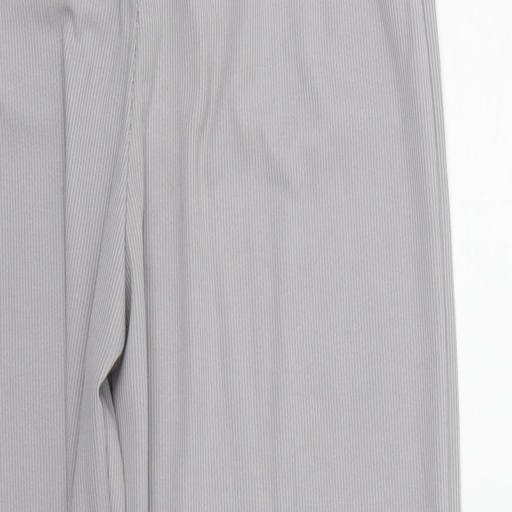 PRETTYLITTLETHING Womens Grey   Trousers  Size 8 L27 in