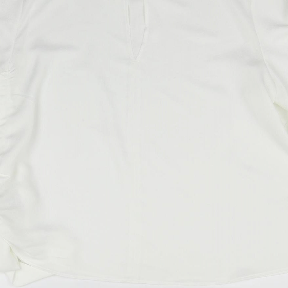 Marks and Spencer Womens White   Basic Blouse Size 14