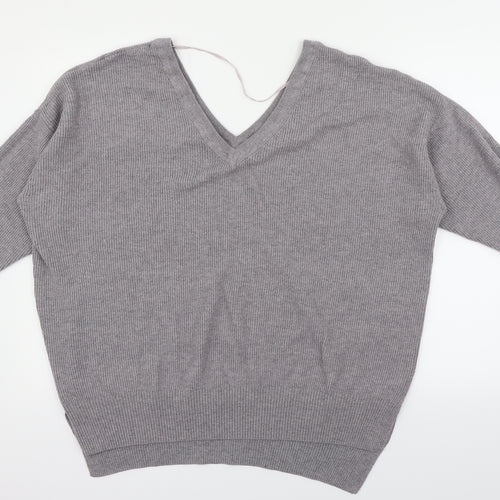 Topshop Womens Grey   Pullover Jumper Size L