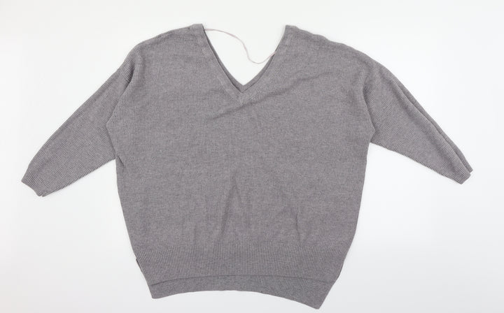 Topshop Womens Grey Pullover Jumper Size L