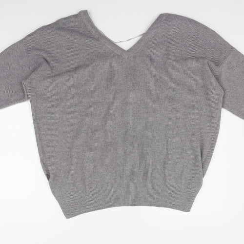 Topshop Womens Grey   Pullover Jumper Size L