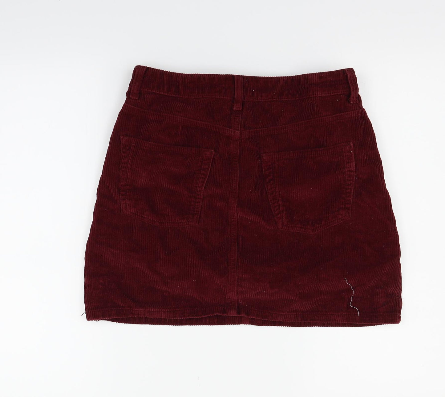 Topshop Womens Red   Flare Skirt Size 10