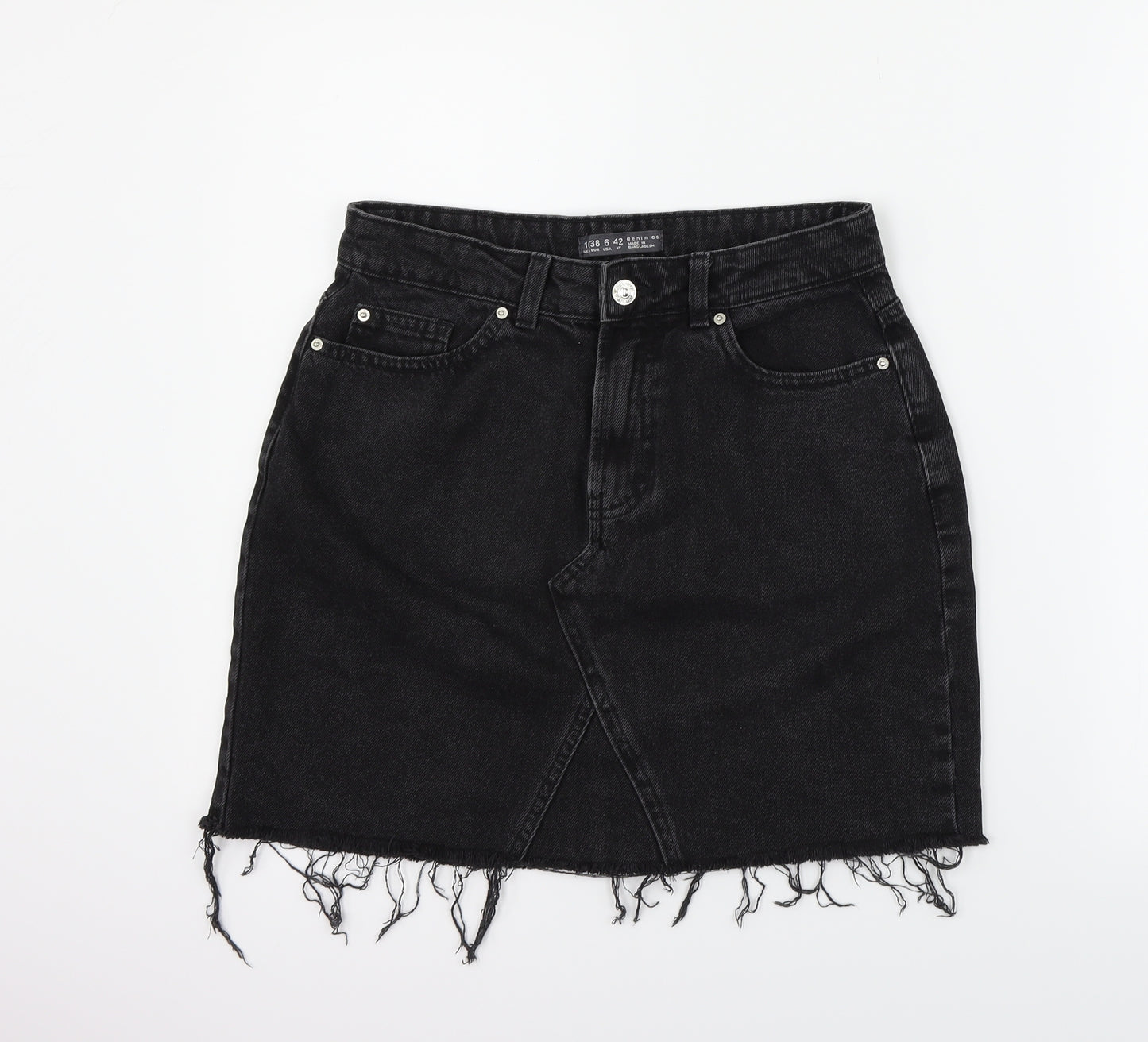 deniem & co Womens Black   Flare Skirt Size 10