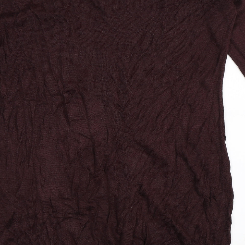 Dorothy Perkins Womens Purple   Pullover Jumper Size 14