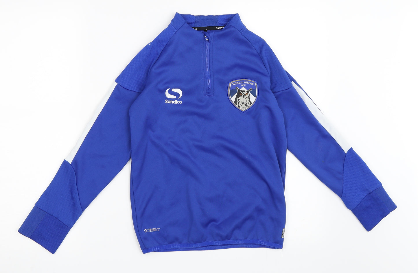 Sondico Boys Blue   Pullover Sweatshirt Size 9-10 Years  - Oldham Athletic AFC