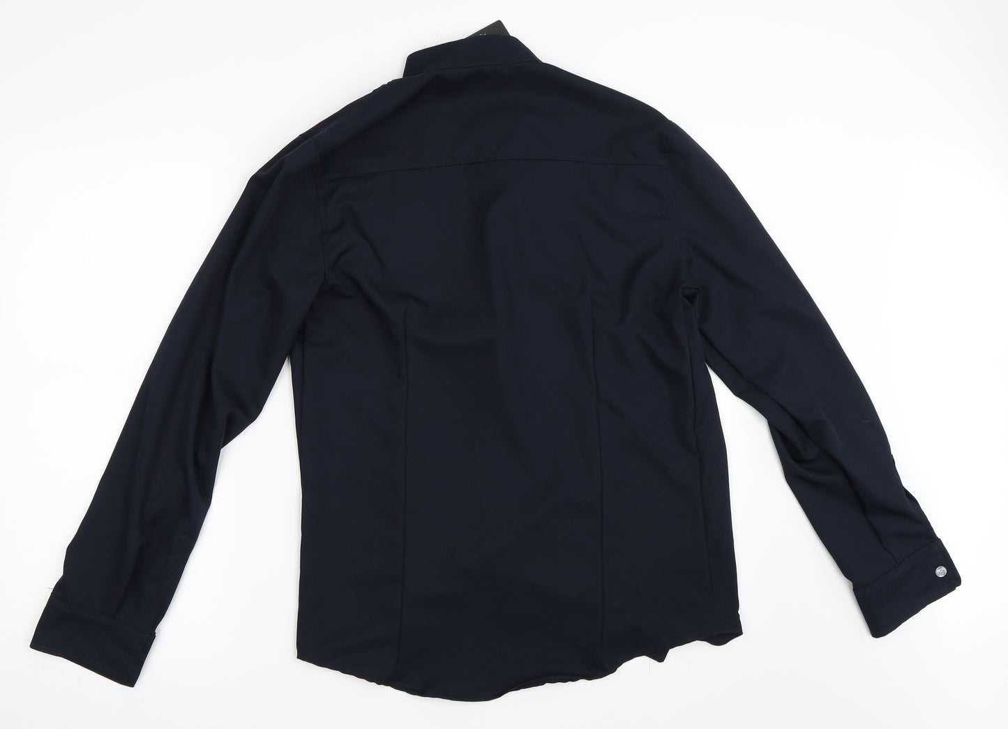 D.Free Womens Blue   Basic Blouse Size L