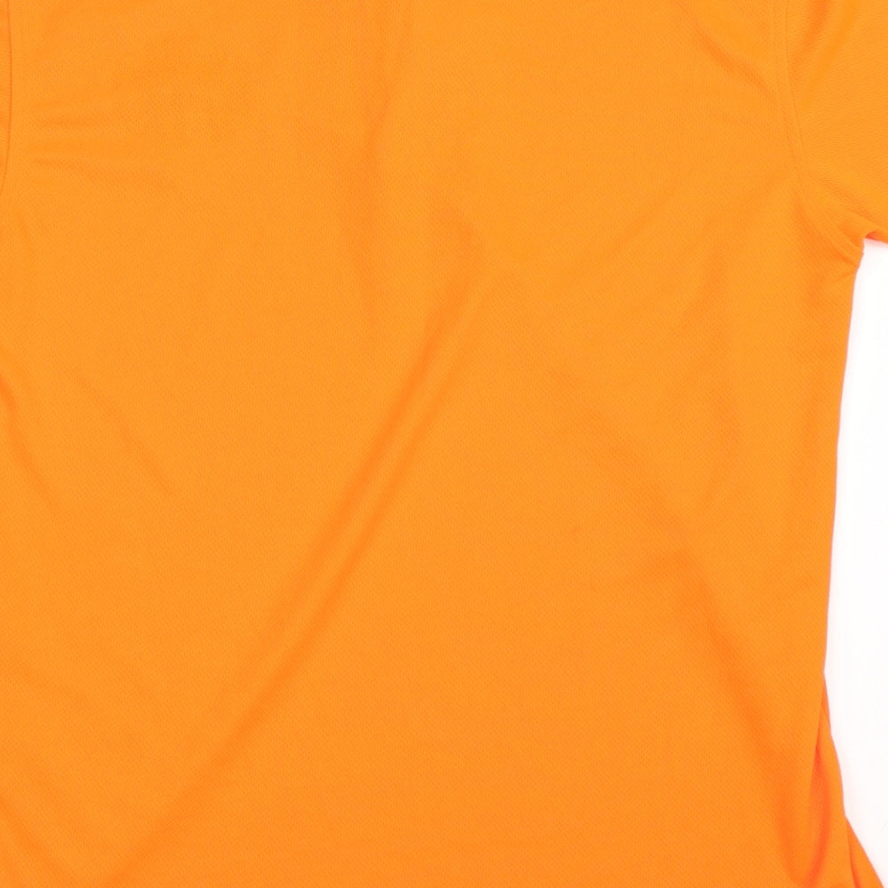 Preworn Mens Orange    T-Shirt Size S